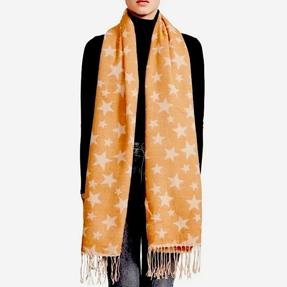 Steve Madden Cozy Fall Stars Scarf